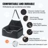 Dog Car Seat, Dog Booster Seat for Car with A Storage Pocket, Pet Car Seat with Clip-On Safety Leash, Sponge Filling